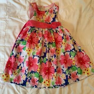 Floral Party Dress  - size 6